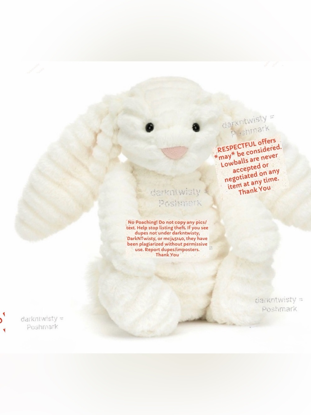 BNWT JELLYCAT BASHFUL LUXE BUNNY NIMBUS MORE GORGEOUS IRL!